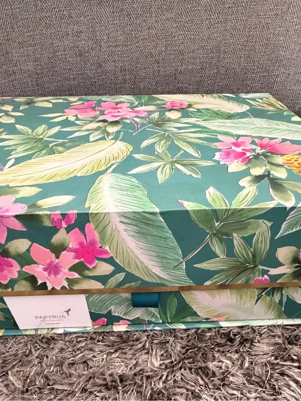 Papyrus Tropical Storage Boxes - Set of 2
